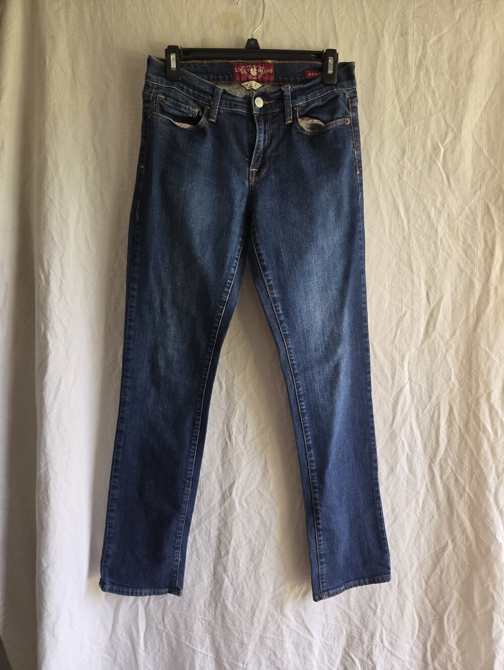 Vintage Lucky Brand Jeans Womens Size 4/27 Sofia Straight Y2K 1990s Lowrise